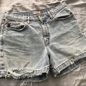 Vintage 1990s High Waisted Guess Jean Shorts